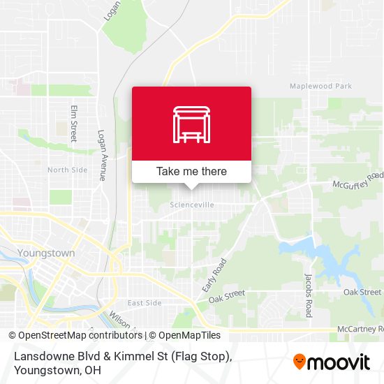 Mapa de Lansdowne Blvd & Kimmel St (Flag Stop)