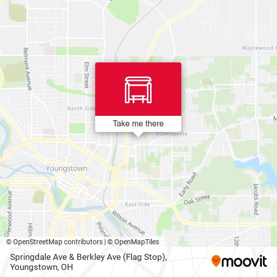 Mapa de Springdale Ave & Berkley Ave (Flag Stop)