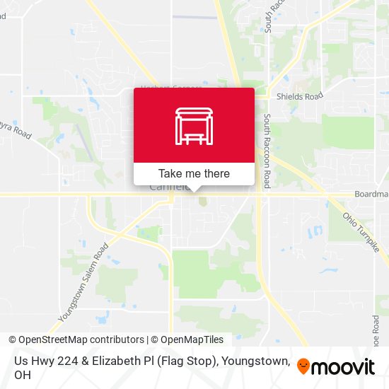 Us Hwy 224 & Elizabeth Pl (Flag Stop) map