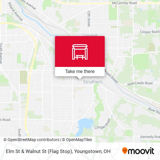 Elm St & Walnut St (Flag Stop) map