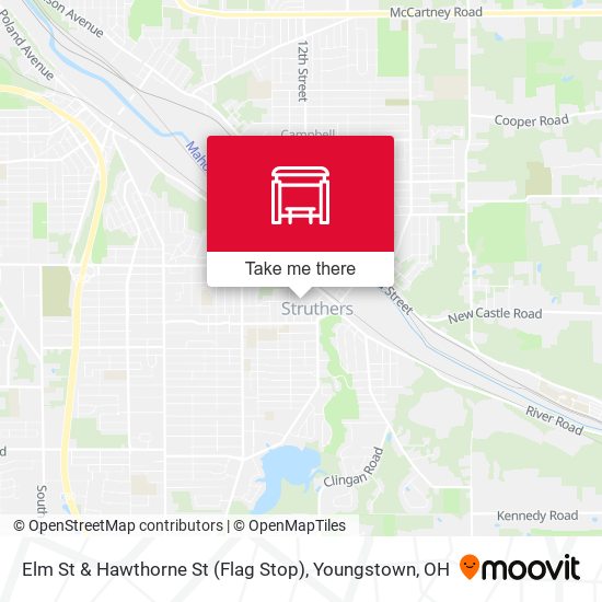 Mapa de Elm St & Hawthorne St (Flag Stop)