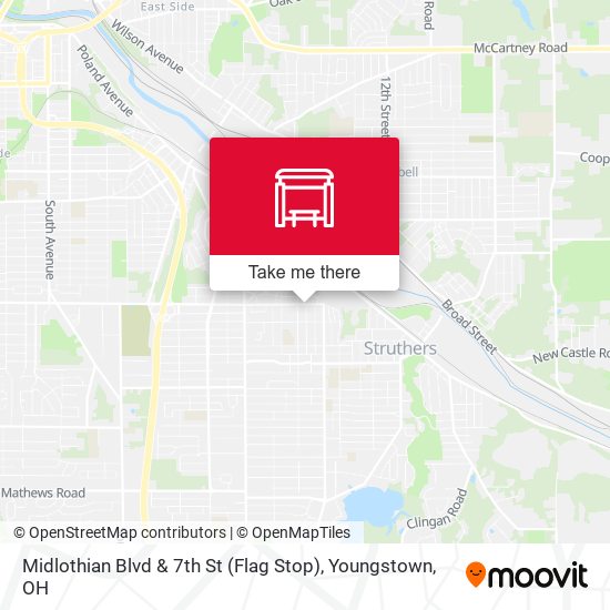 Midlothian Blvd & 7th St (Flag Stop) map