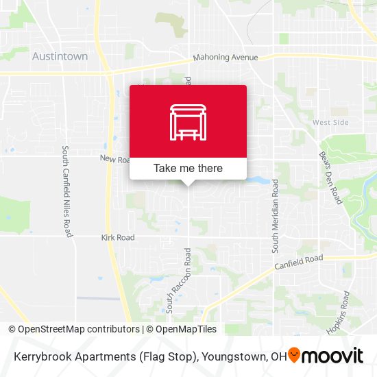 Mapa de Kerrybrook Apartments (Flag Stop)
