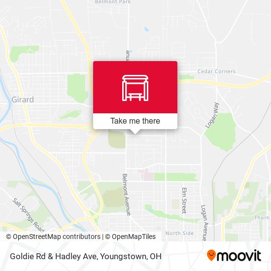 Goldie Rd & Hadley Ave map