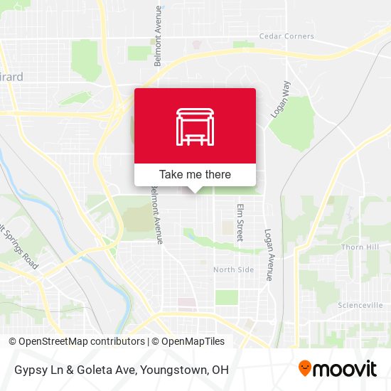 Gypsy Ln & Goleta Ave map