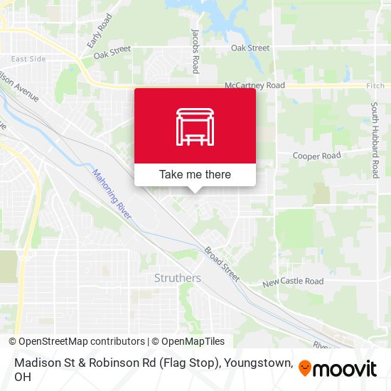 Madison St & Robinson Rd (Flag Stop) map
