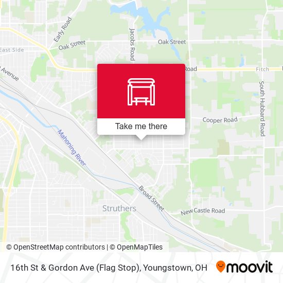 16th St & Gordon Ave (Flag Stop) map