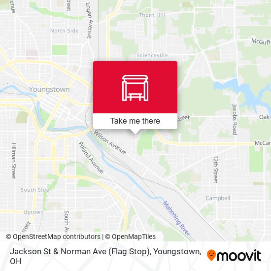 Jackson St & Norman Ave (Flag Stop) map