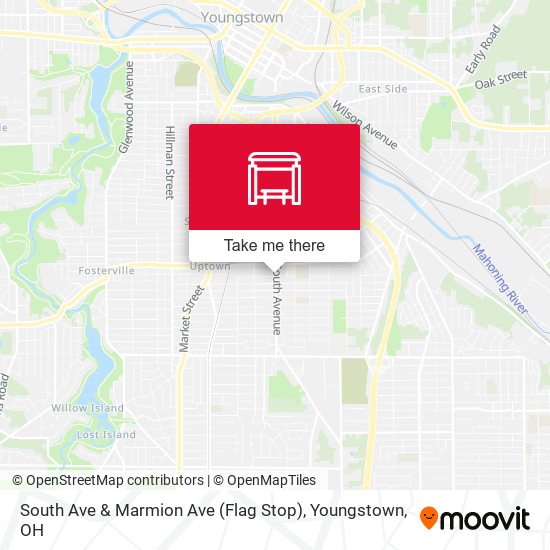 Mapa de South Ave & Marmion Ave (Flag Stop)