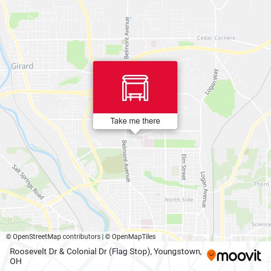 Mapa de Roosevelt Dr & Colonial Dr (Flag Stop)