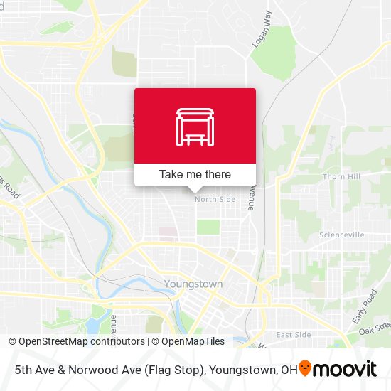 Mapa de 5th Ave & Norwood Ave (Flag Stop)