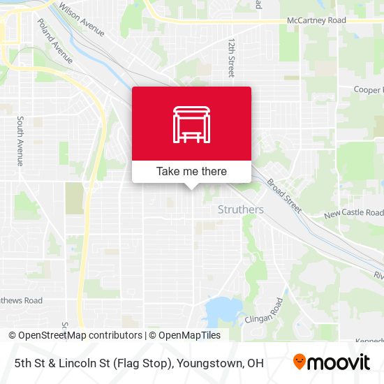 Mapa de 5th St & Lincoln St (Flag Stop)