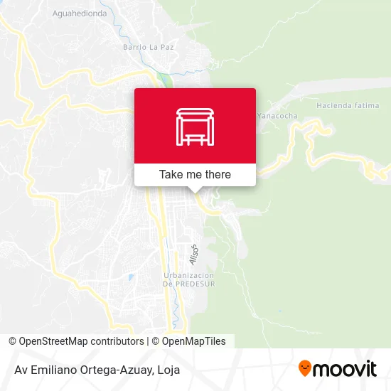 Av Emiliano Ortega-Azuay map