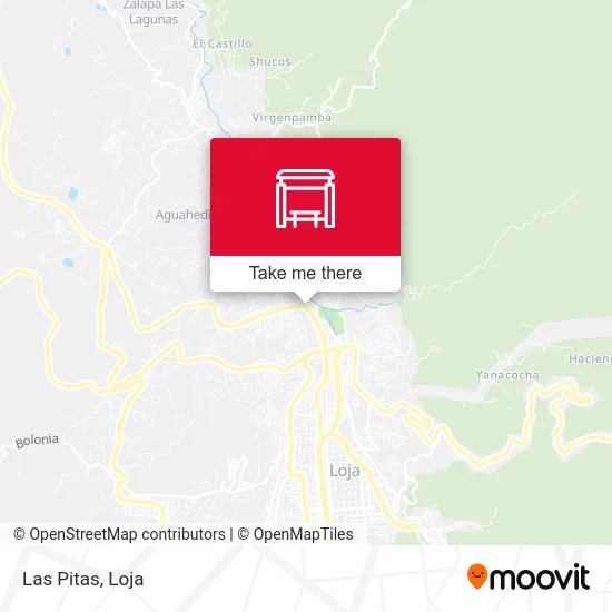 Las Pitas map