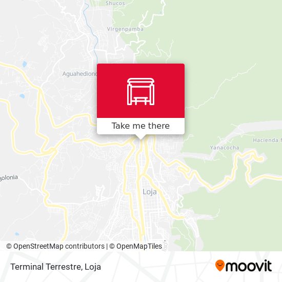 Mapa de Terminal Terrestre