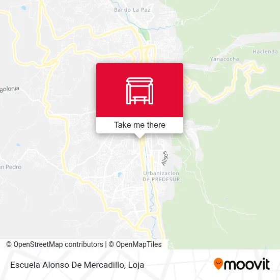 Escuela Alonso De Mercadillo map