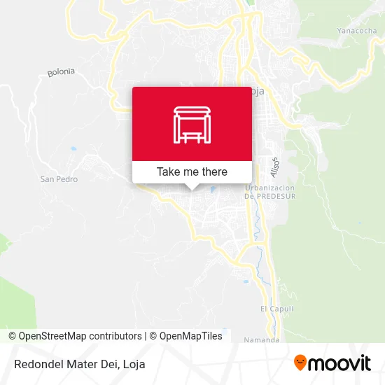Redondel Mater Dei map