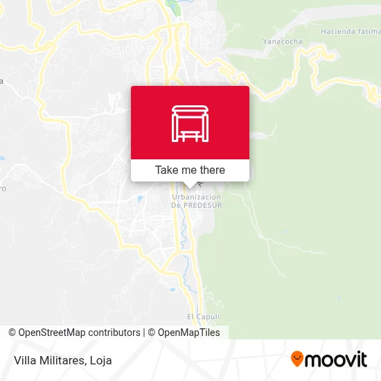 Villa Militares map