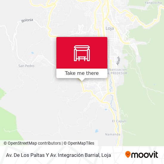 Mapa de Av. De Los Paltas Y Av. Integración Barrial