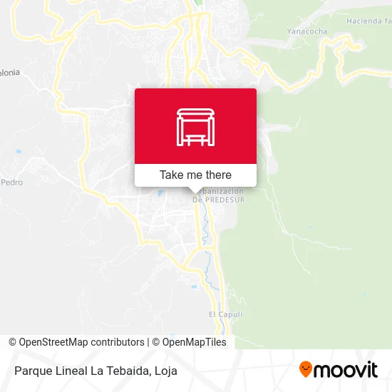 Parque Lineal La Tebaida map