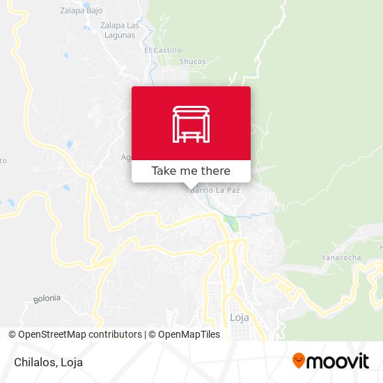Chilalos map