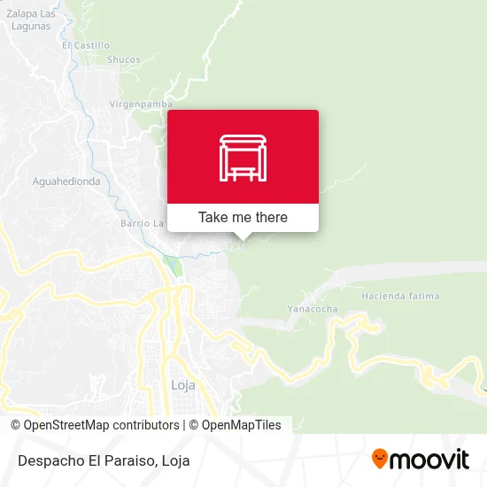 Despacho El Paraiso map