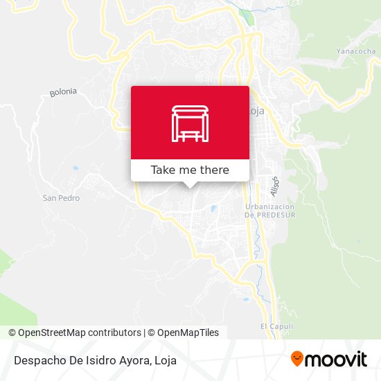 Mapa de Despacho De Isidro Ayora