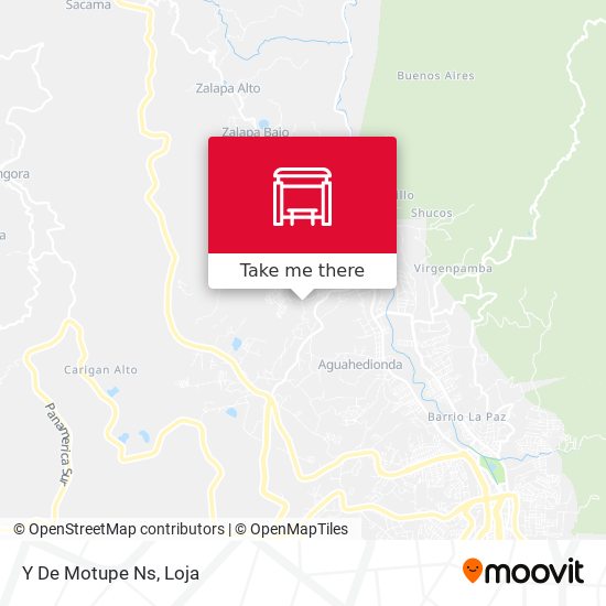 Mapa de Y De Motupe Ns