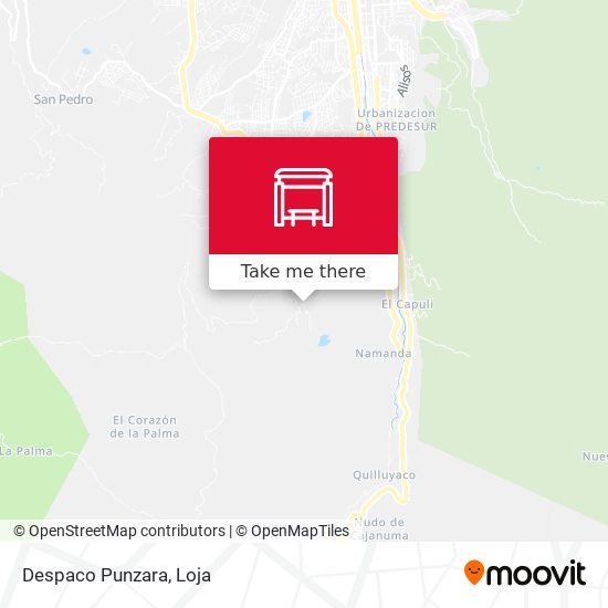 Mapa de Despaco Punzara