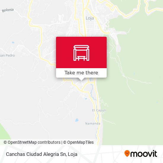Canchas Ciudad Alegria Sn map