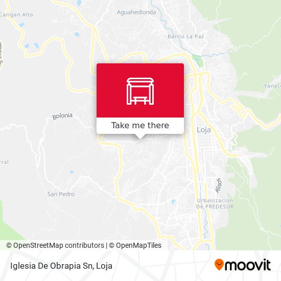 Mapa de Iglesia De Obrapia Sn