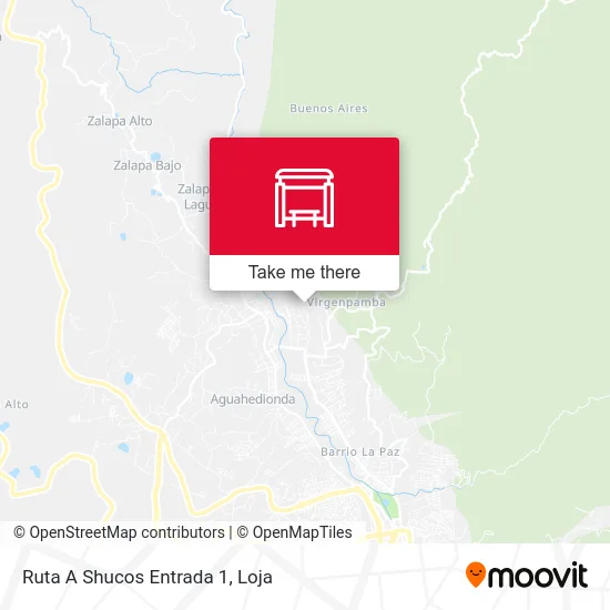 Ruta A Shucos Entrada 1 map