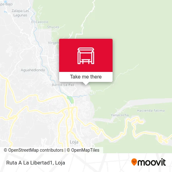 Ruta A La Libertad1 map