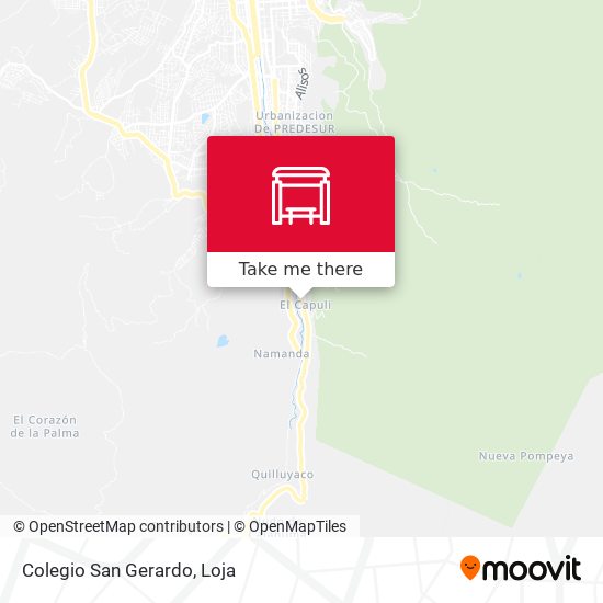 Mapa de Colegio San Gerardo