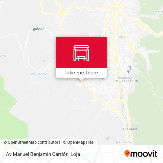 Mapa de Av Manuel Benjamin Carrión