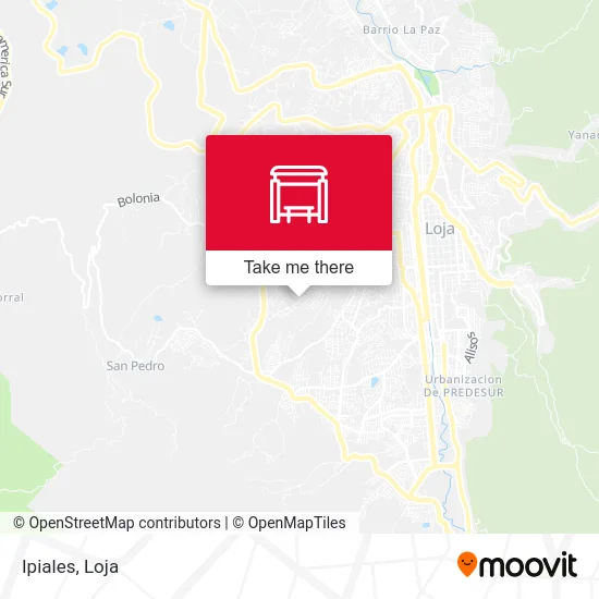 Ipiales map