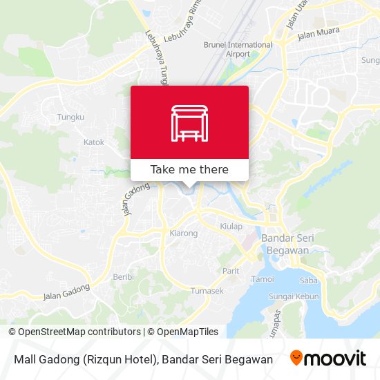 Mall Gadong (Rizqun Hotel) map