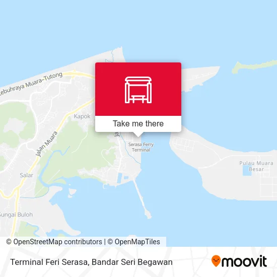 Terminal Feri Serasa map