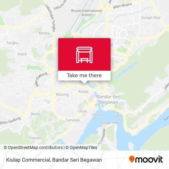 Kiulap Commercial map
