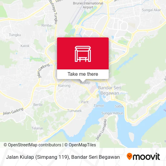 Jalan Kiulap (Simpang 119) map