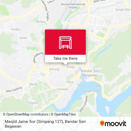 Peta Masjid Jame 'Asr (Simpang 127)
