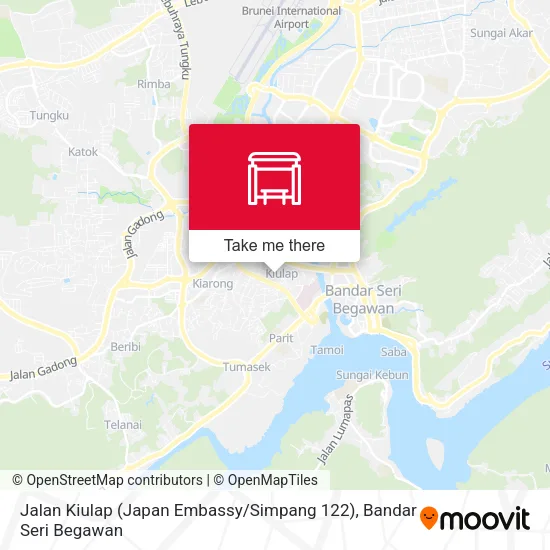 Jalan Kiulap (Japan Embassy / Simpang 122) map