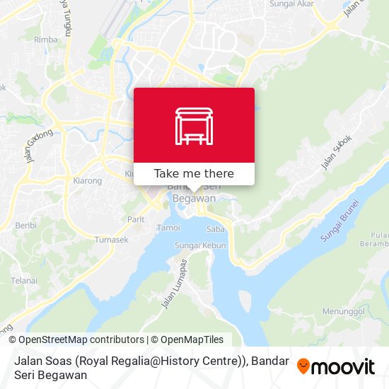 Jalan Soas (Royal Regalia@History Centre)) map