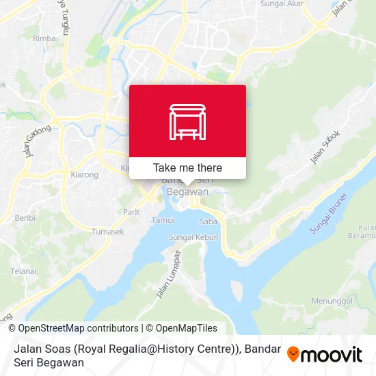 Jalan Soas (Royal Regalia@History Centre)) map
