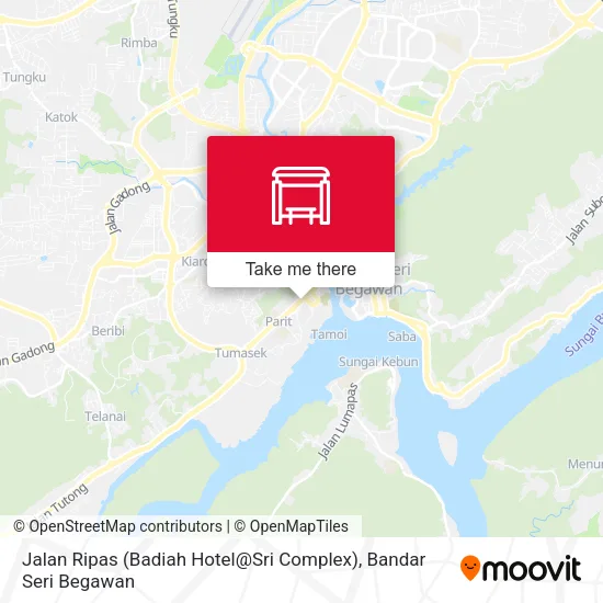 Jalan Ripas (Badiah Hotel@Sri Complex) map