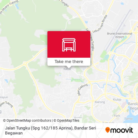 Jalan Tungku (Spg 162 / 185 Aprina) map