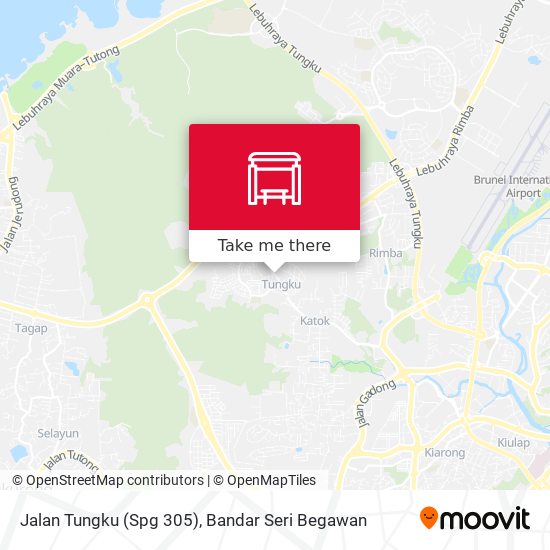 Jalan Tungku (Spg 305) map