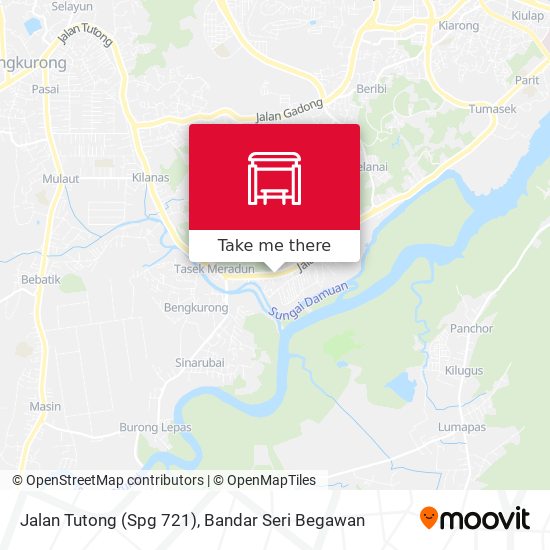 Jalan Tutong (Spg 721) map