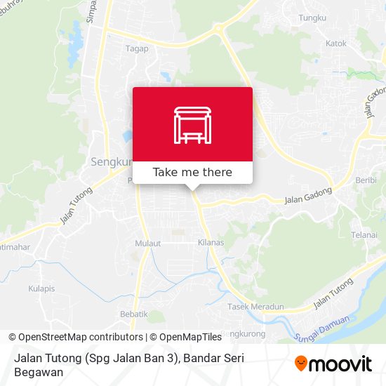 Jalan Tutong (Spg Jalan Ban 3) map