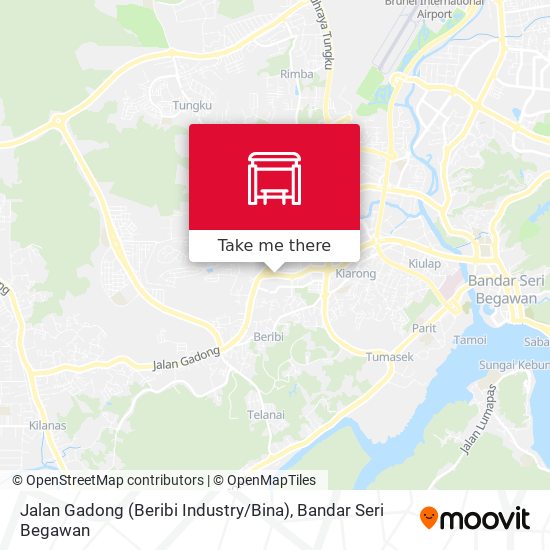 Jalan Gadong (Beribi Industry / Bina) map
